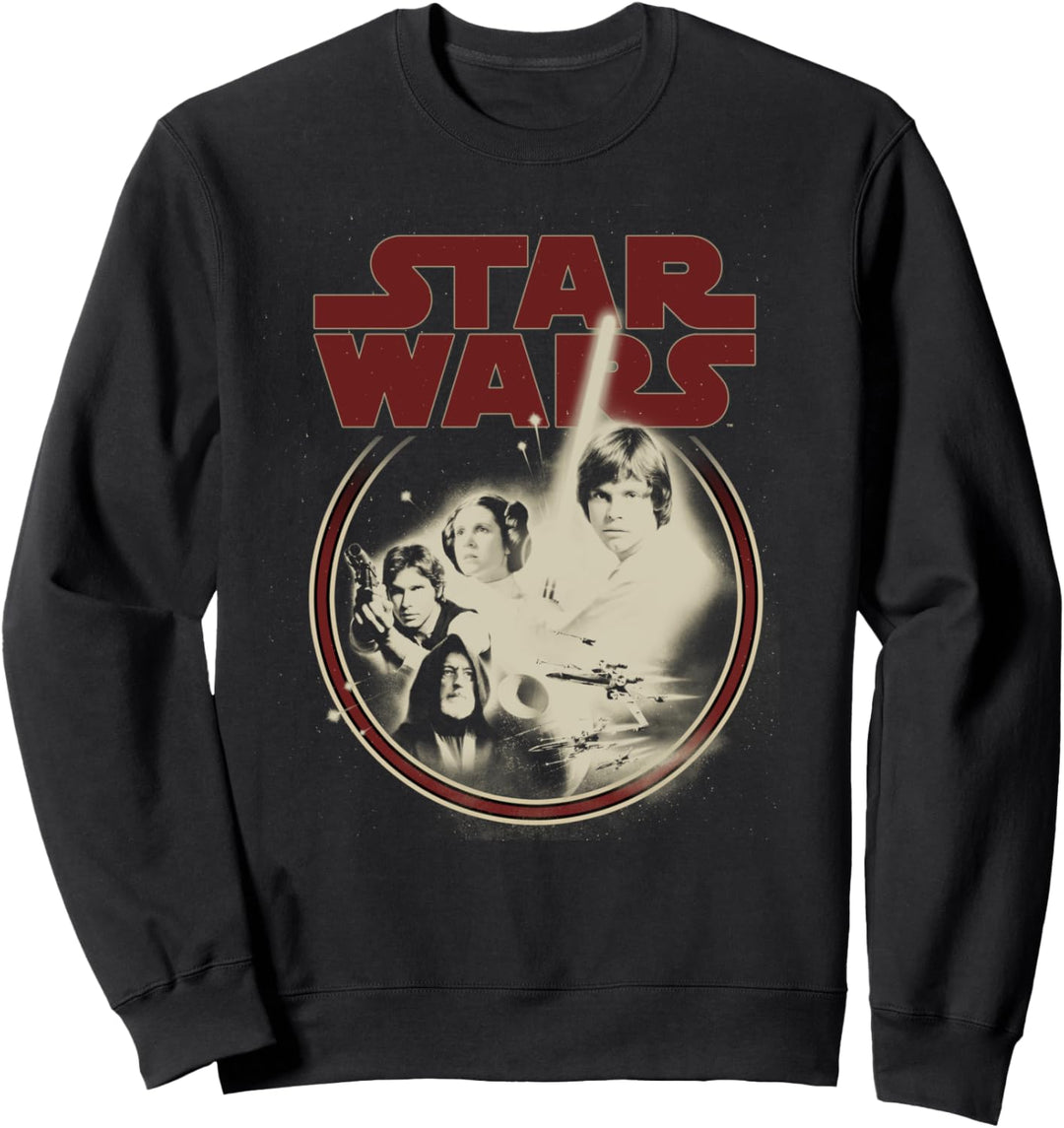Star Wars Group Shot Hero's Vintage Portrait Sweatshirt