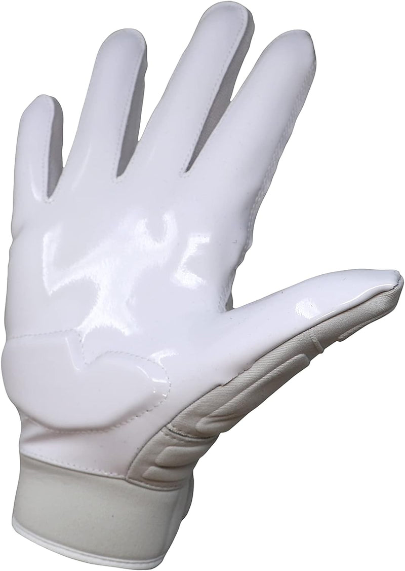 BARNETT FKG-03 Weiss, American Football Handschuhe Linebacker Profi, LB,RB,TE XXL Wess, XXL Wess