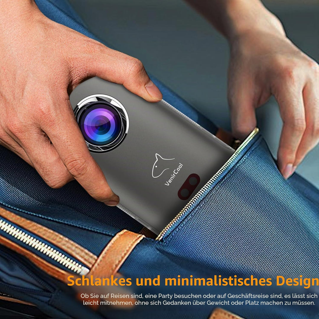 Projektor Q3 Ultra 750 ANSI/10000 ISO LUMEN Android 11 1080P 4k Unterstützung FHD Display - Wifi & B