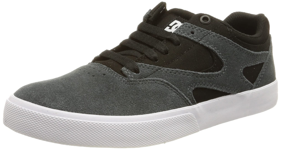 DC Shoes Herren Kalis Vulc Sneaker 42 EU Grey Black Grey, 42 EU Grey Black Grey