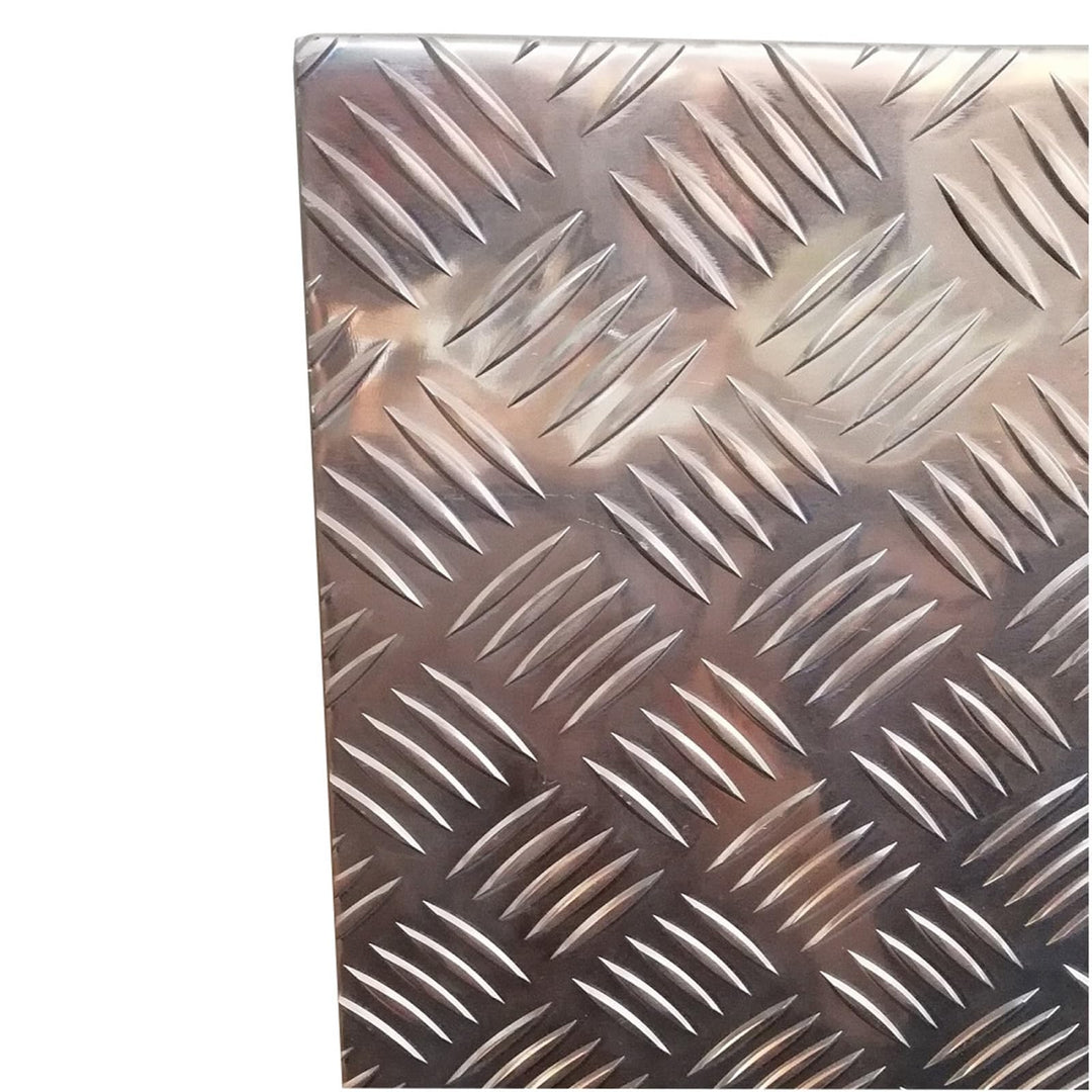 Aluminium Riffelblech QUINTETT 1000x1000mm 5/6,5mm stark grosse Auswahl Tränenblech Schachtabdeckung