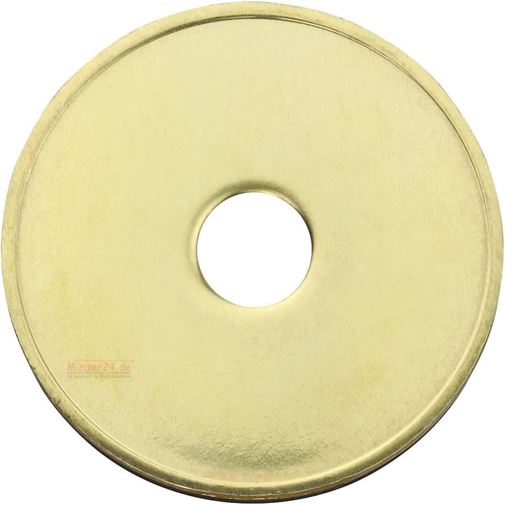 Münzer24 Wertmarke WM2, Waschmarke kompatibel mit Miele 1699370, Messing Jeton, 50 Stück (WM 2 (24 x