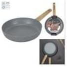 COOK CONCEPT, KC25341, Forged Aluminum Frying pan with Wood Effect Handle, ideal for Searing and Sim