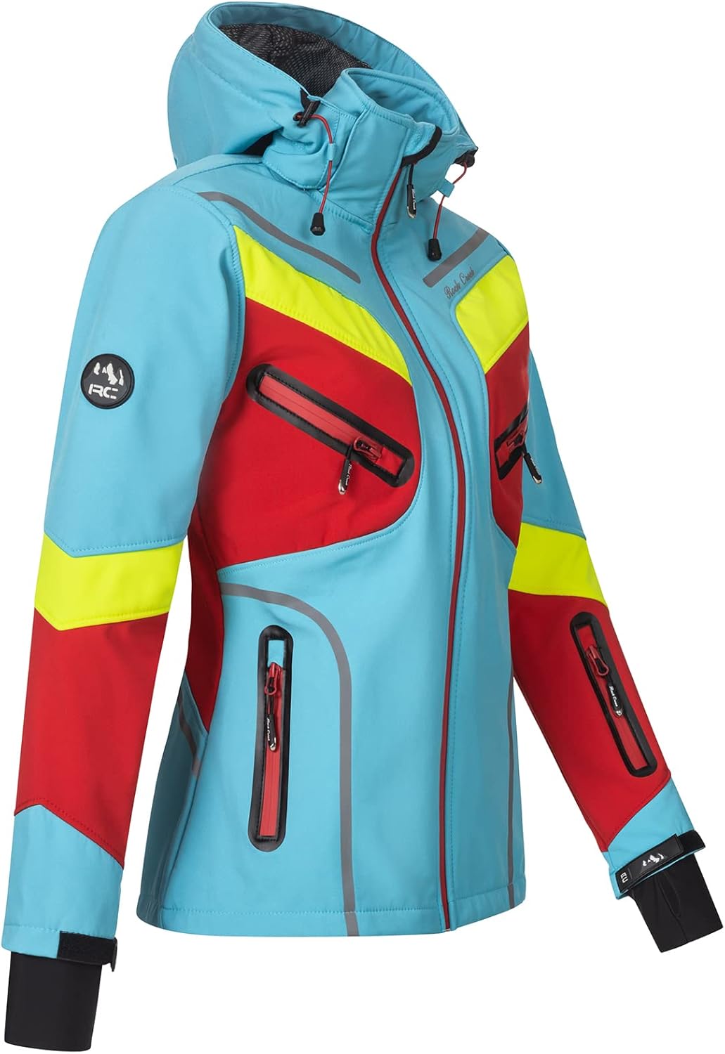 Rock Creek Damen Softshell Jacke Windbreaker D-465, Türkis