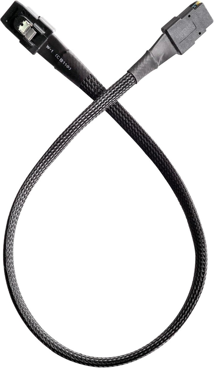 SilverStone SST-CPS02 - Internes Mini SAS Kabel mit beidseitigen 36-pin SFF8087 Steckern, 50 cm