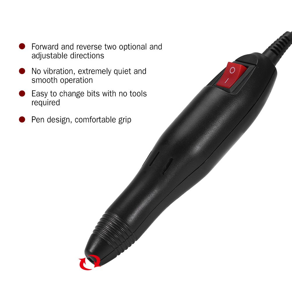 Nagelbohrer-Ersatzstift 0-20000 U/min Nagelbohrer-Handstück-Ersatz-Maniküre-Nagelbohrer-Ersatzgriff-