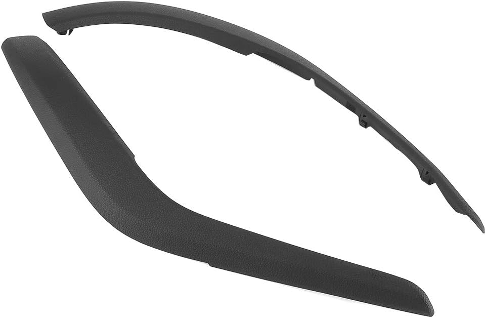 Qiilu Türverkleidung für Innentür, Schwarze Türverkleidung für Innentürverkleidung 51412991775 Passe