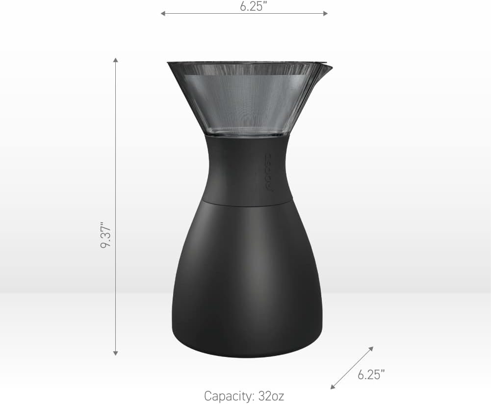Asobu - Pour Over Filterkaffeebereiter Silber
