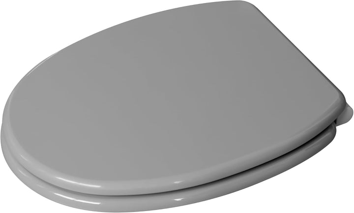 Sanilo WC Sitz mit Absenkautomatik & Schnellverschluss, Toilettendeckel per Knopfdruck abnehmbar, ei
