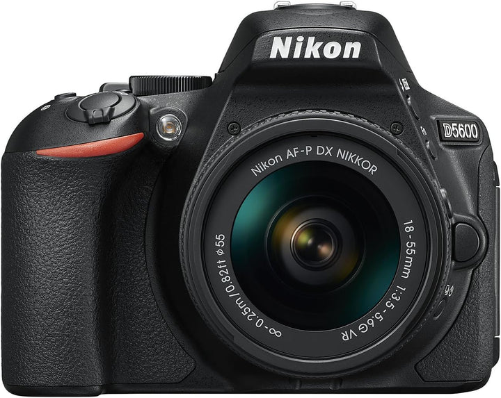 Nikon D5600 Digitale Spiegelreflexkamera, Schwarz Kit AF-P VR DX 18-55 Single, Kit AF-P VR DX 18-55