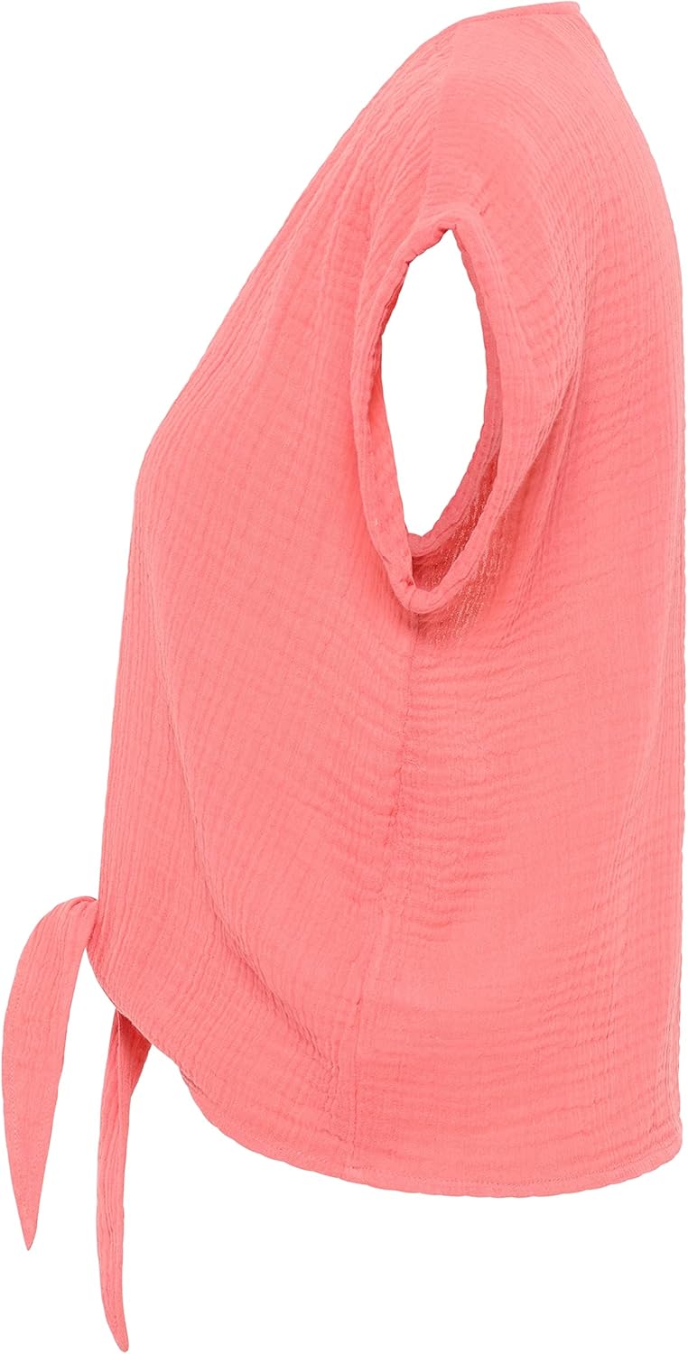MUSTANG Damen Style ELSA Knotted Blouse Bluse 38 Porcelain Rose 8204, 38 Porcelain Rose 8204