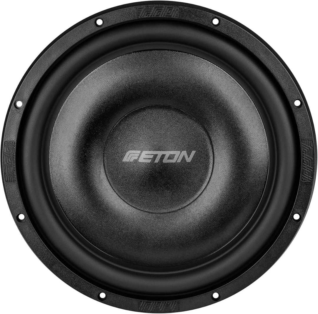 ETON PW 12 Flat – Druckvoller, Flacher 30 cm / 12 Zoll Langhub Subwoofer, Bass fürs Auto, Tiefton La