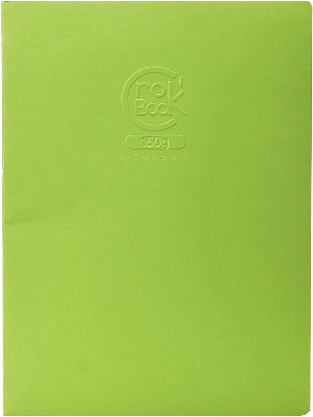 Clairefontaine 60338C - Packung mit 10 Skizzenheften Crok'Book 17x22cm Hochformat 20 Blatt weisses Z