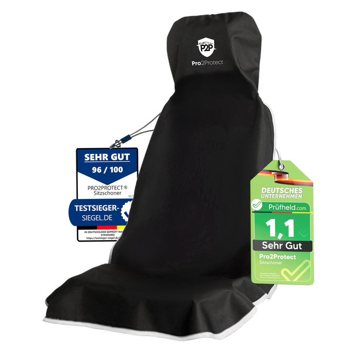 Pro2Protect [ Test SEHR GUT Auto Sitzbezüge, Autositzschoner, Sitzauflage, Sitzbezug für Vordersitze