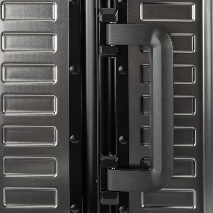 Travelhouse Koffer 100% Aluminium Reisekoffer Bordkoffer Hartschalen-Koffer Handgepäck 55cm· Telesko