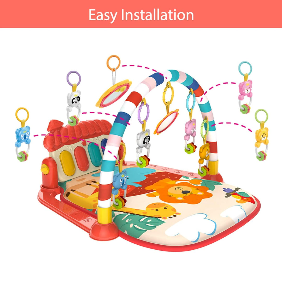 Eners Baby Gym Spielmatte Musikalische Aktivitätsmatte Piano Baby Play Gym Bauchzeit Gepolsterte Mat