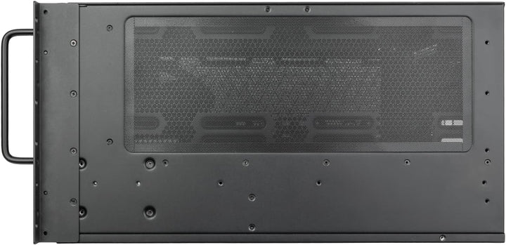 SilverStone Technology RM61-312, 6U 12-Bay Rackmount-Gehäuse mit Kompatibilität mit Zwei Netzteilen,