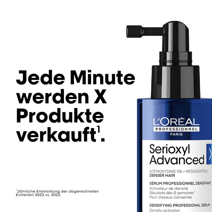 L'Oréal Professionnel Kräftigendes Haarwachstums-Serum für dichteres Haar, Aktiviert das Haarwachstu