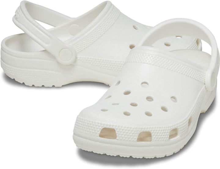 Crocs Unisex Classic Marbled Clogs 22 EU Weiss, 22 EU Wei&#xDF;