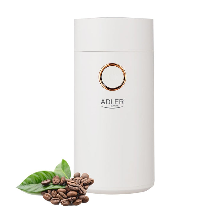 Adler AD 4446wg Elektrische Kaffeemühle aus Edelstahl, 150 W, Füllmenge bis zu 75g, Mühle für Kaffee