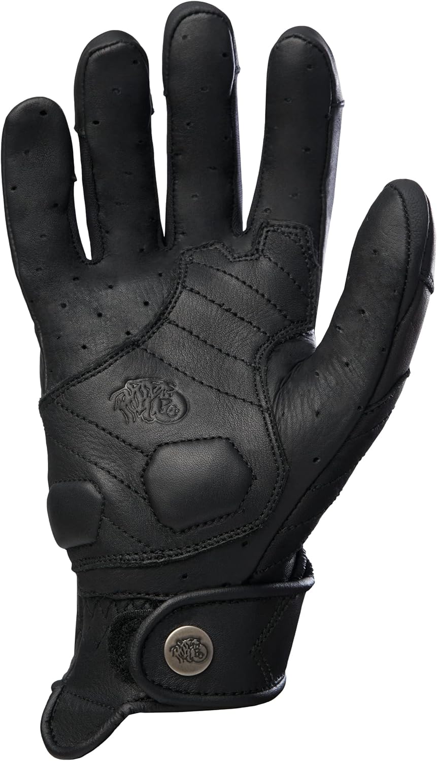 BROGER Florida Lady Leder Motorradhandschuhe für Frauen Dyneema Fibre Knöchelschützer Perforation To