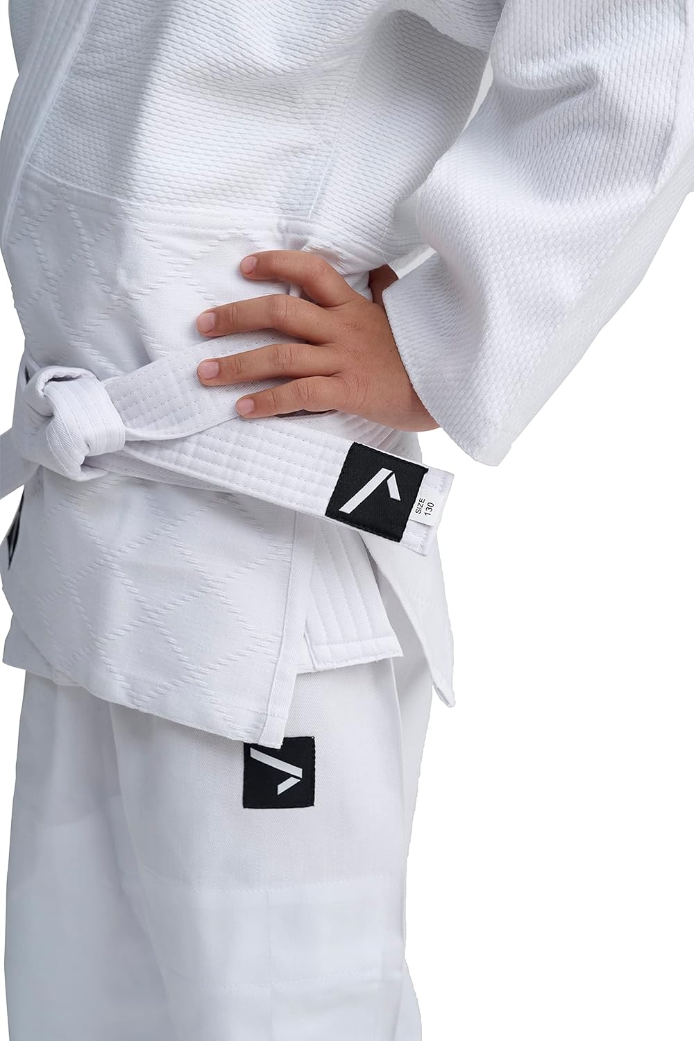 IPPONGEAR Future 2 Einsteiger &amp; Kinder Judoanzug inkl weissem Gürtel [Gummizug &amp; Schnürbund an der H