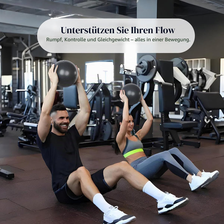 Pilates Set – Pilates Ring, Gymnastikball, 3 Theraband Loop Fitnessbänder, Gymnastikband – Muskelauf