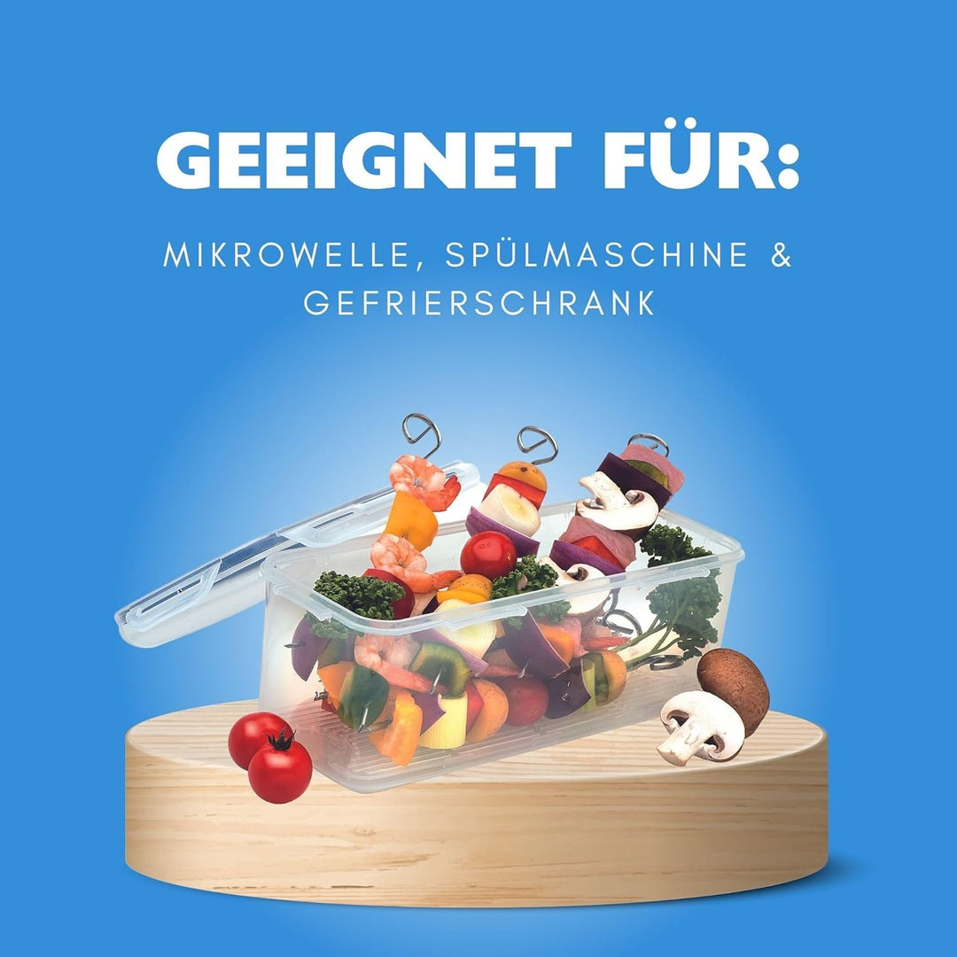 LocknLock Dosen 24 STÜCK HPL886 Vorratsdosen mit Griff und Ablaufgitter 10 L Masse (LxBxH): 295 x 23