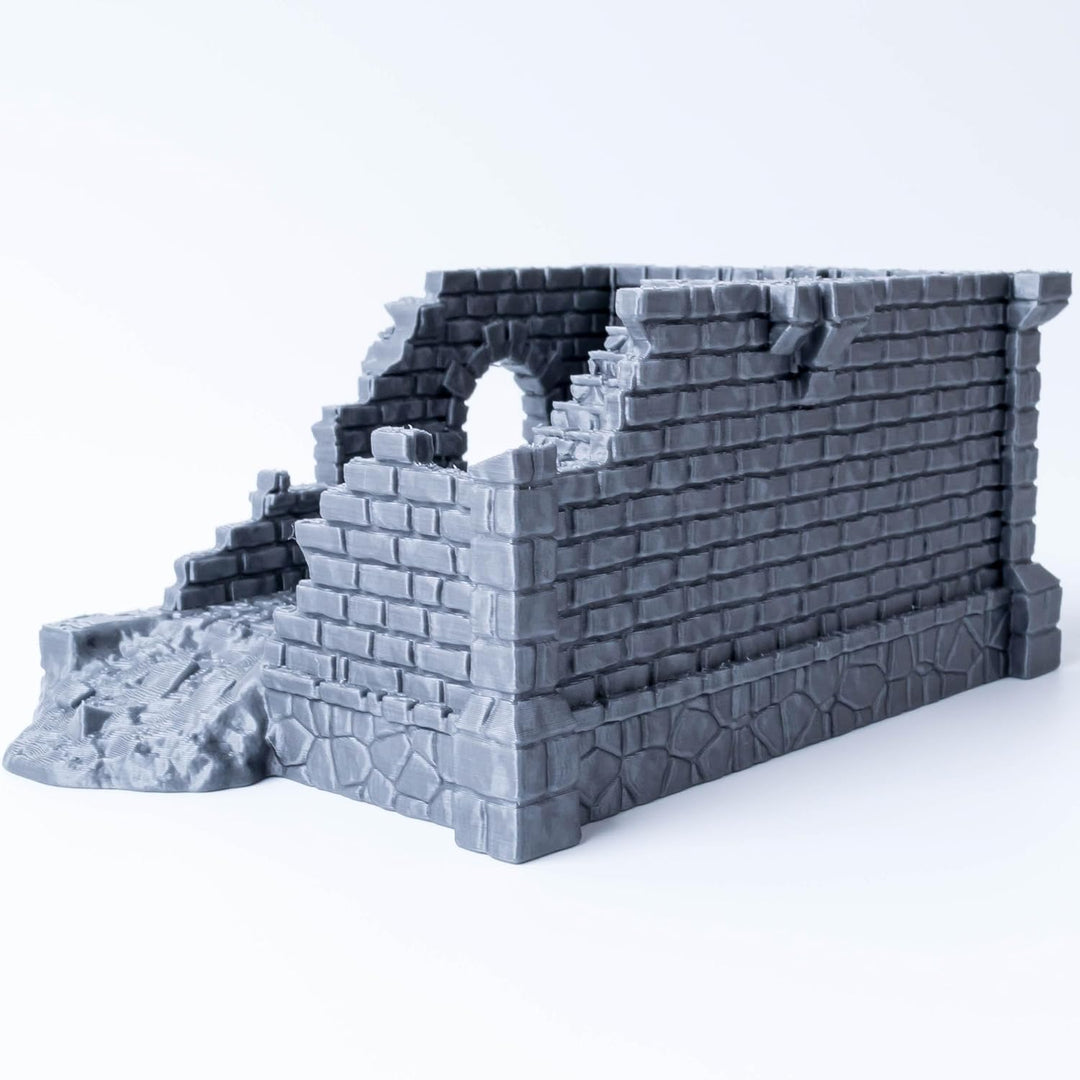 Ulvheim Ruins Series: Stone Ruined Outpost - Authentische Mittelalter- & Fantasielandschaft für 28/3