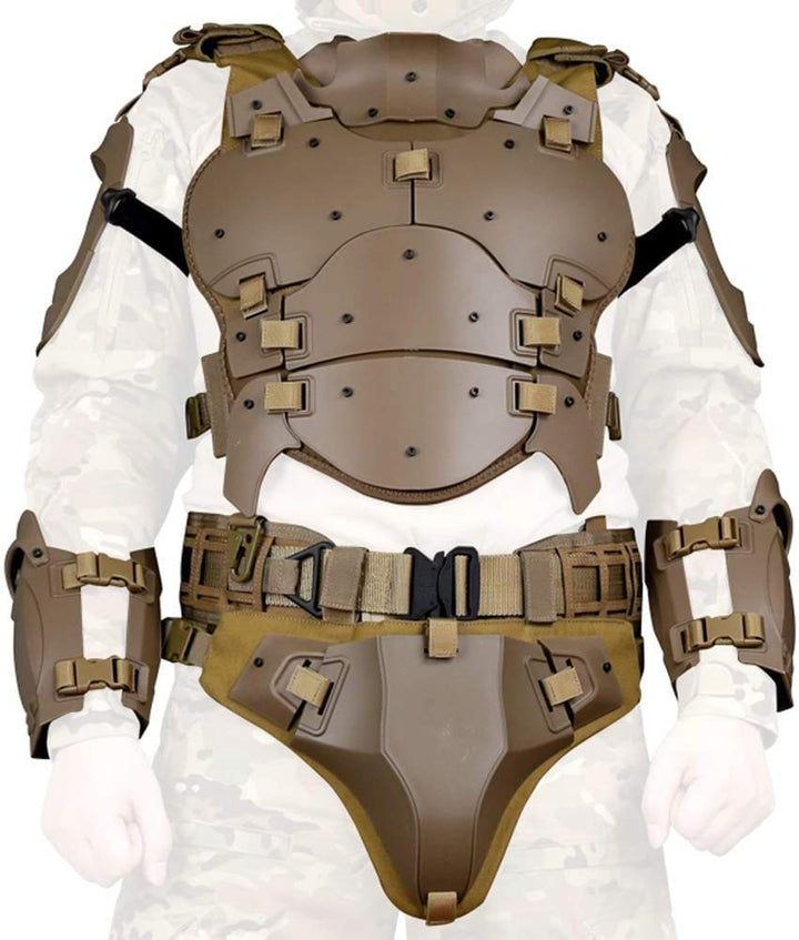 N/W Airsoft Tactical Armor Set, Einstellbarer taktischer Molle-Brustschutz, Einstellbarer Kampfgürte