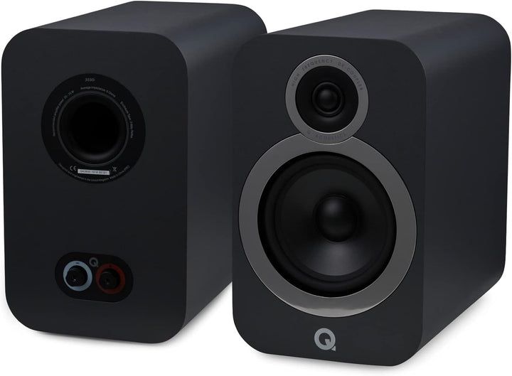 Q Acoustics 3030i Kompaktlautsprecher Paar Graphite-Grey Grau, Grau
