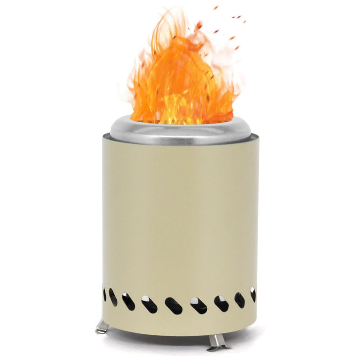 Tischfeuerstelle mit Ständer, Mini-Feuerstelle aus Edelstahl, Deko für Garten,Terrasse und Balkon,Fü