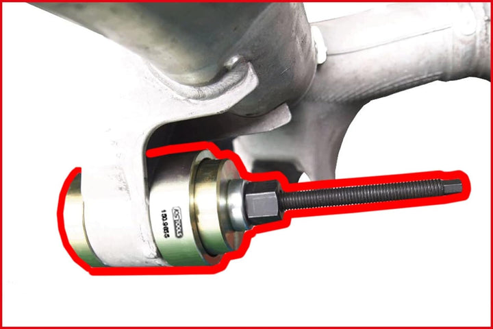 KS Tools 150.9855 Silentlagerwerkzeug-Satz für BMW Hinterachsträger, 8-tlg