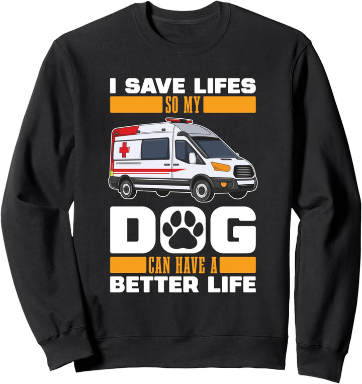 Sanitäter Hund - Rettungssanitäter Rettungsdienst Sweatshirt