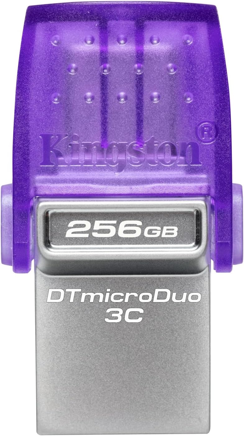 Kingston DataTraveler microDuo 3C USB-Stick 256GB USB Gen 3 Type-C und Type-A - DTDUO3CG3/256GB, Lil