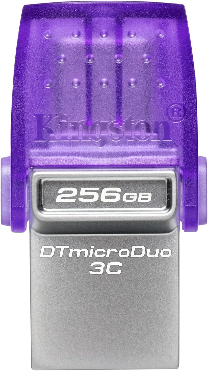 Kingston DataTraveler microDuo 3C USB-Stick 256GB USB Gen 3 Type-C und Type-A - DTDUO3CG3/256GB, Lil