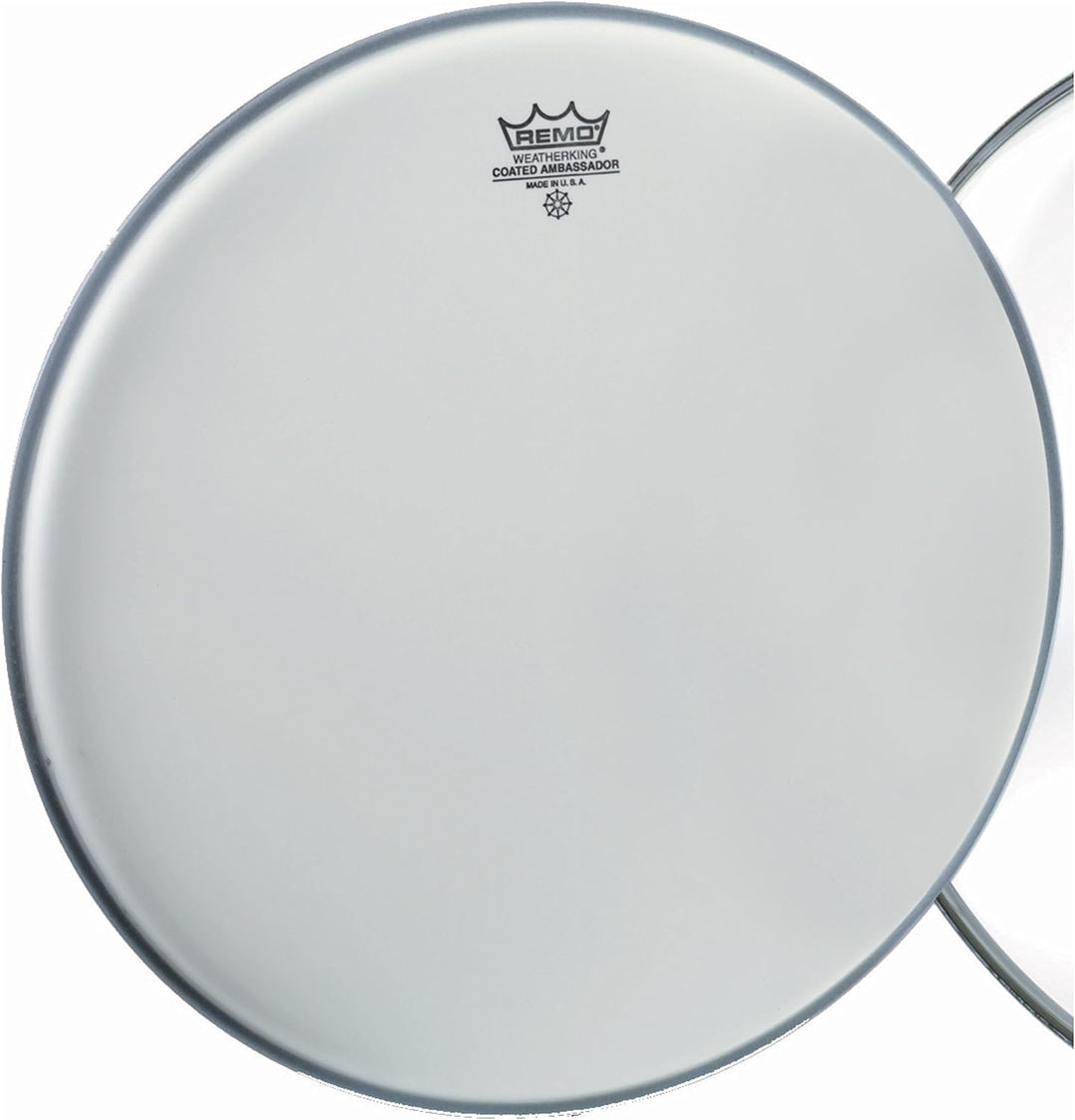 Remo Schlagzeugfell Bassdrum Ambassador Weiss aufgeraut 20" BR-1120-00 20" Ambassador Coated Bass, 2