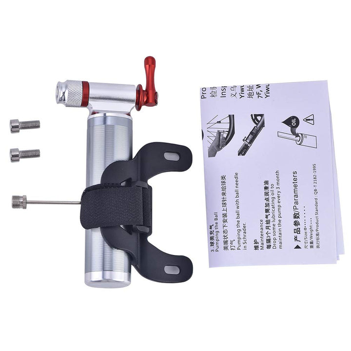 Fahrrad Pumpe CO2 Inflator, Tragbare Mini Leichte Aluminiumlegierung Mountainbike Rennrad Reifenschl