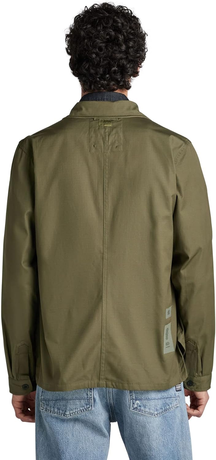 G Star RAW, Herren Mysterious Regular Hemd M Grün (Shadow Olive D21076-9706-b230), M Grün (Shadow Ol