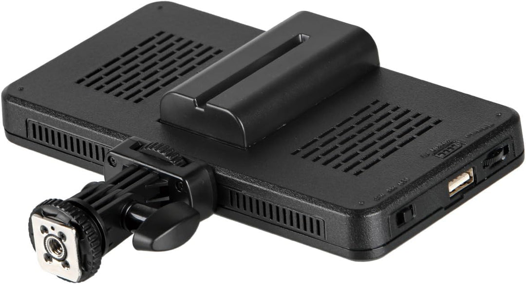 ayex Extraflache dimmbare Videoleuchte mit 228 LEDs und Power Bank Funktion mit Diffusoren und Neige