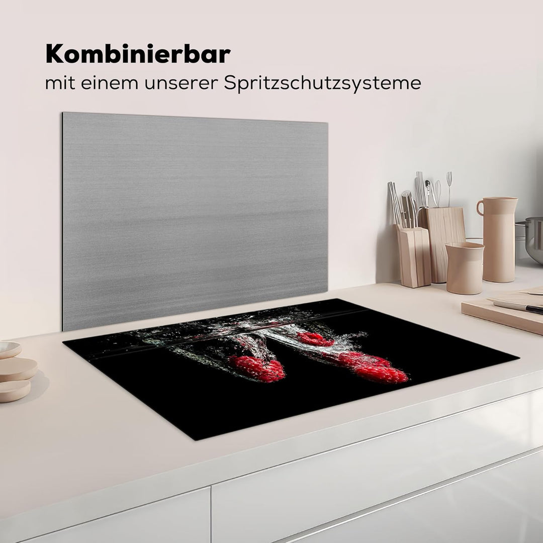 Herdabdeckplatte Einteilig Ceranfeld Abdeckplatte für Induktionsschutz Ceranfeldabdeckung Vinyl Herd
