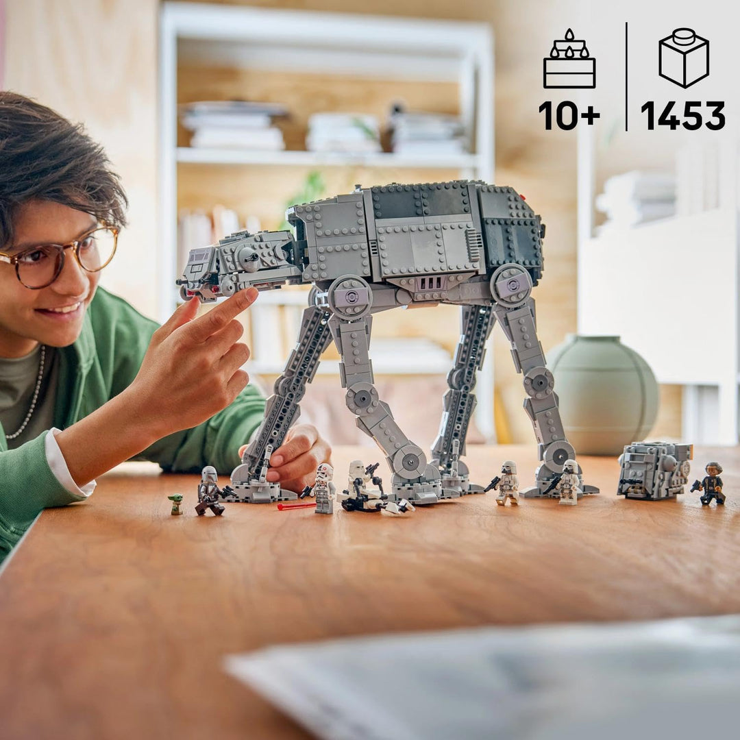 LEGO Star Wars 75454 AT-AT des Restimperiums mit INT-4 Spielzeug - The Mandalorian and Grogu Figuren