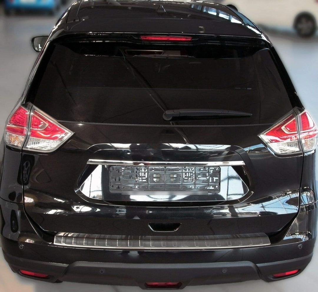 Ladekantenschutz Edelstahl MATT kompatibel für NISSAN X-TRAIL T32, 2017 | mit Abkantung | premium Qu