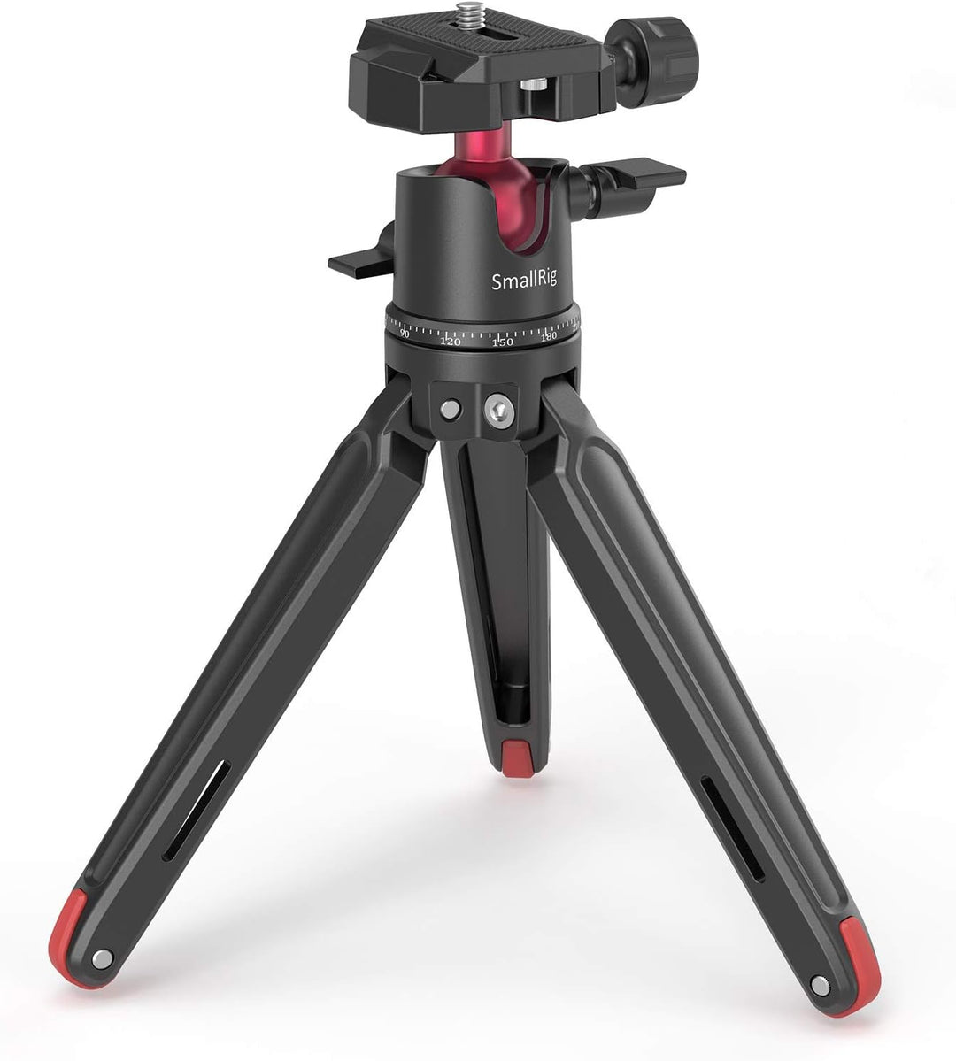 SMALLRIG Kamerastativ Leichtes Mini-Reisestativ aus Aluminium mit 1/4 Schraubbefestigung stativ für