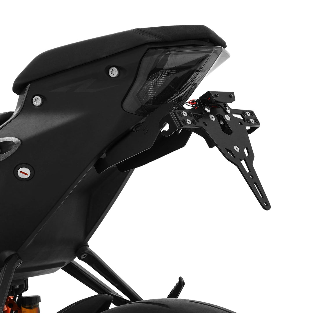 ZIEGER Pro Motorrad kurzer Kennzeichenhalter Kennzeichenträger Nummernschildhalter (kompatibel mit: