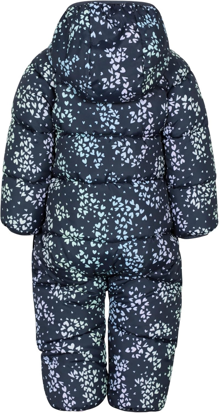 Mountain Warehouse Frosty Kinder Winter Anzug Gefüttert Schneeanzug 6-12 Monate Marineblau (Gedruckt