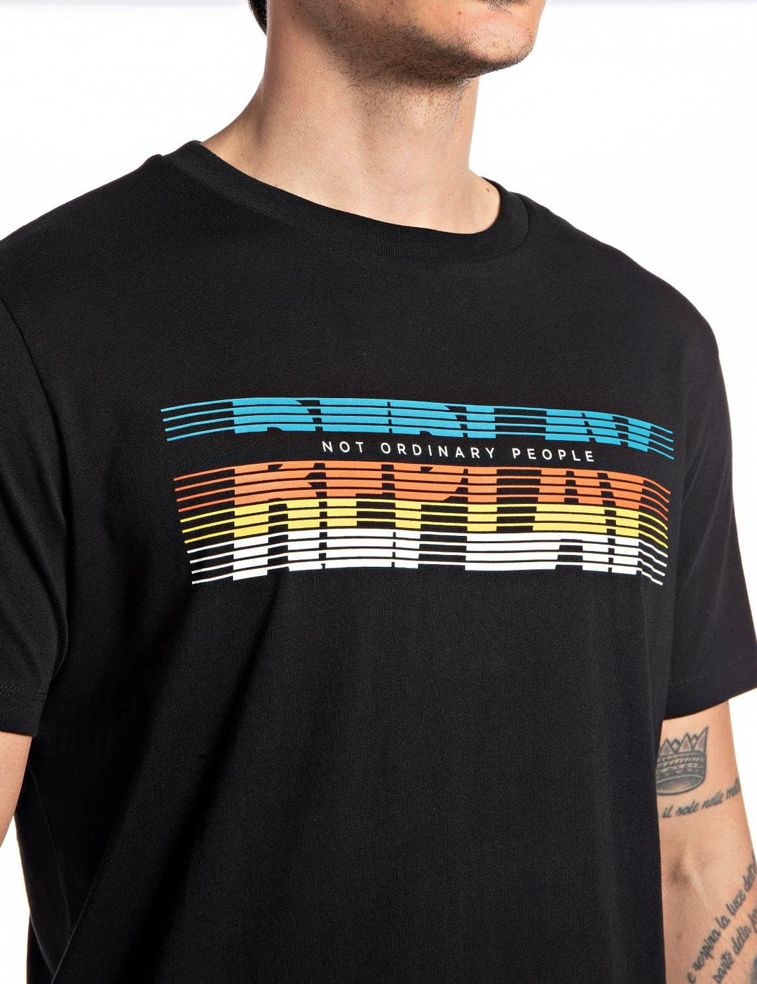 Replay Herren T-Shirt XS 098 Black, XS 098 Black