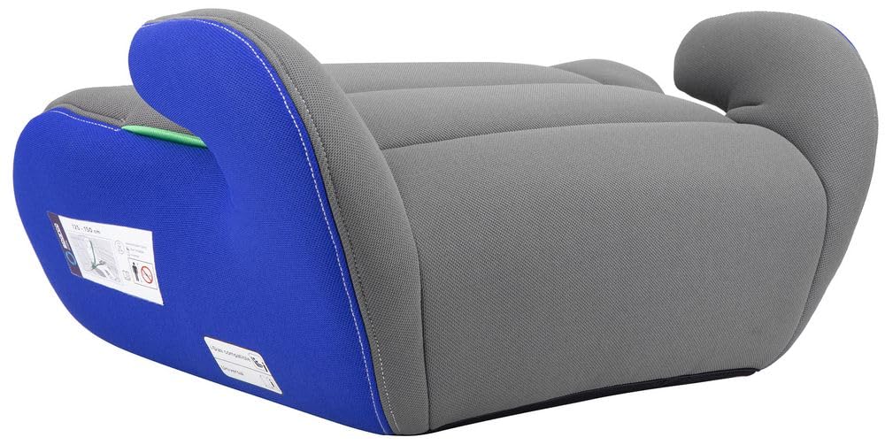 Sparco Booster Seat 125-150 I-SIZE R129 Autositzerhöhung für Kinder Grau und Blau, Grau und Blau