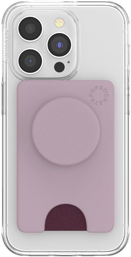 PopSockets Telefon-Geldbörse mit erweitertem Griff und Adapterring für MagSafe, Telefonkartenhalter,