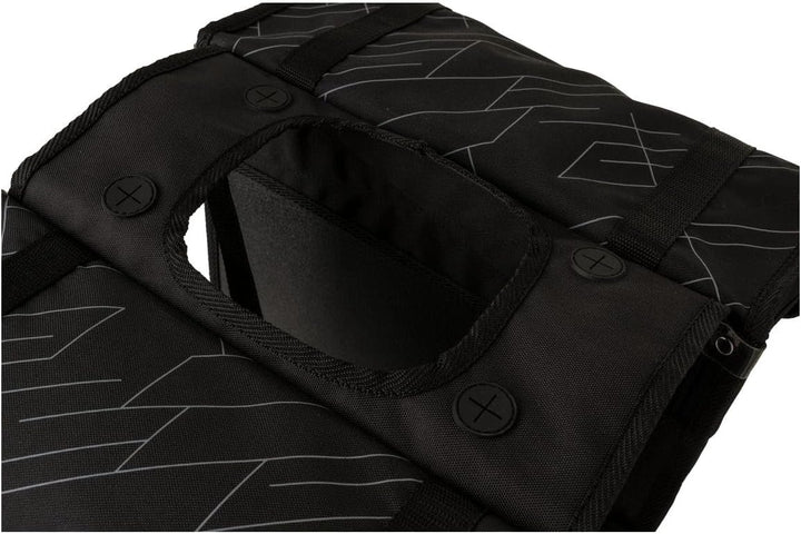 FastRider Dex Doppelte Fahrradtasche für Gepäckträger, 36L Seitentasche Fahrrad, Wasserabweisend, Re
